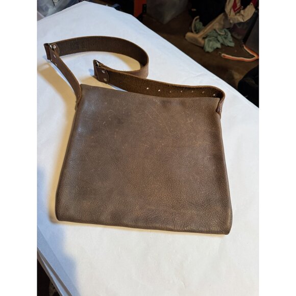 Leather & Cowhide Shoulder Bag With Rustic Country Engraving On Flap For Western - Picture 11 of 16